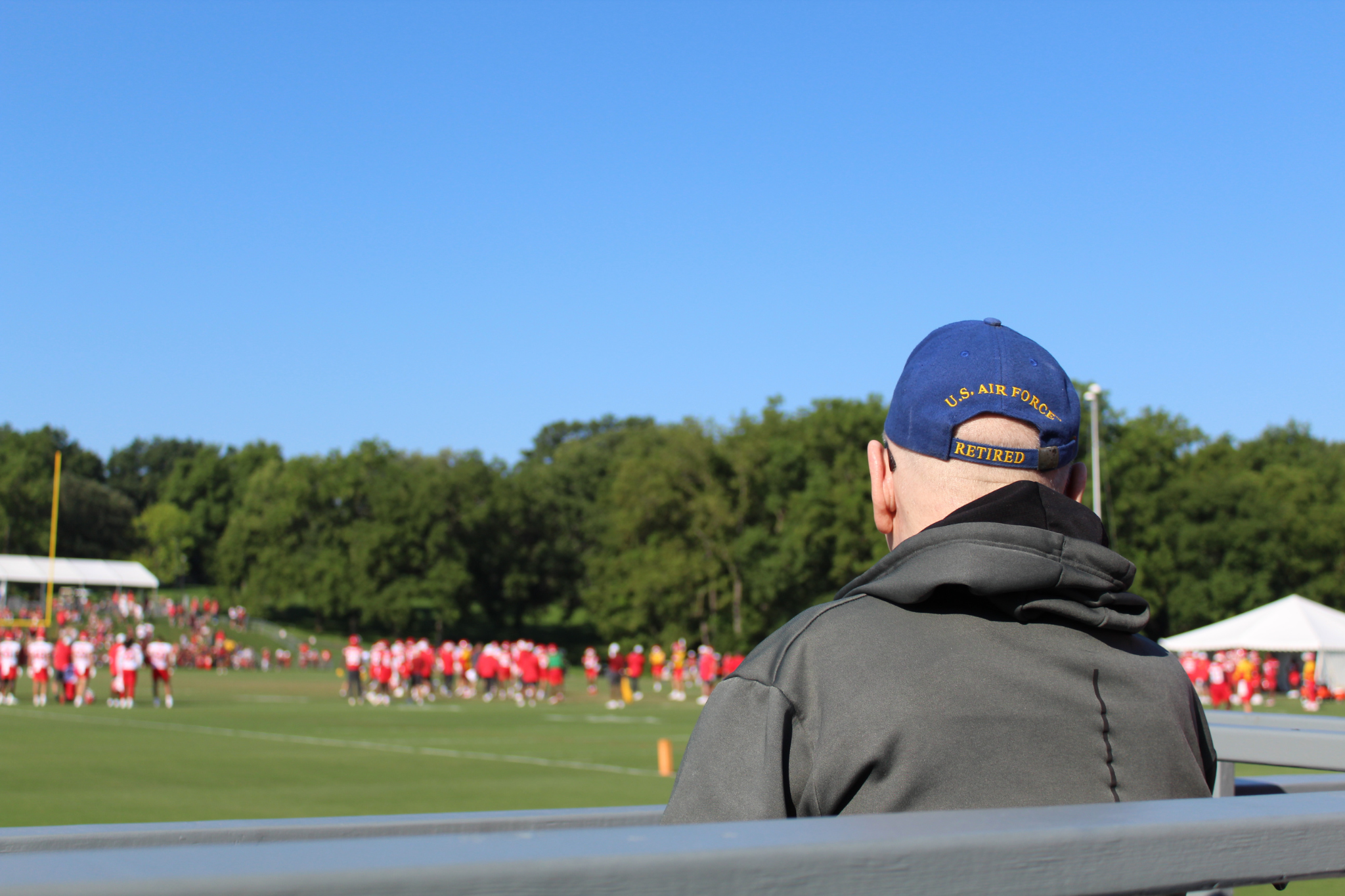residents watching sports