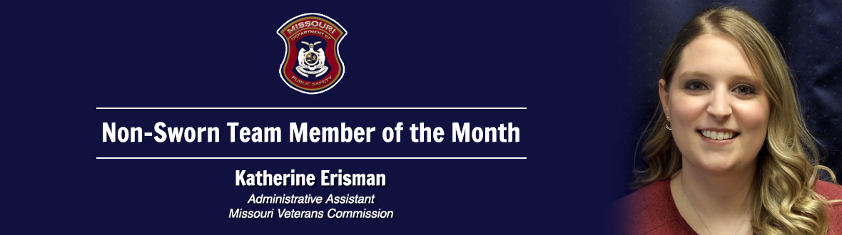 November Non-Sworn Team Member of the Month